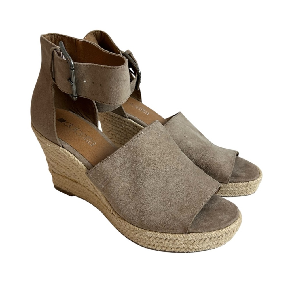 dolcetta Women’s Espadrilles Wedge Sandra Sandals Textile Upper 8.5 M.